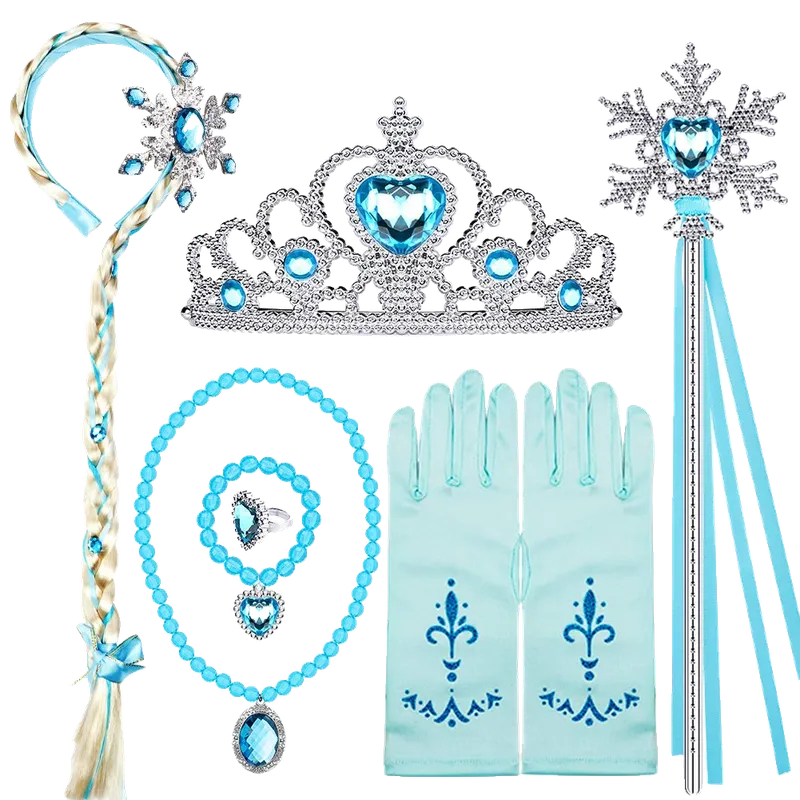 Princess Dress Up Accessories Jewelry Play Toy Set