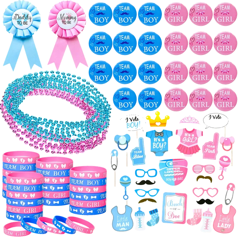 Gender Reveal Party Favors, Gender Reveal Party Supplies Ideas