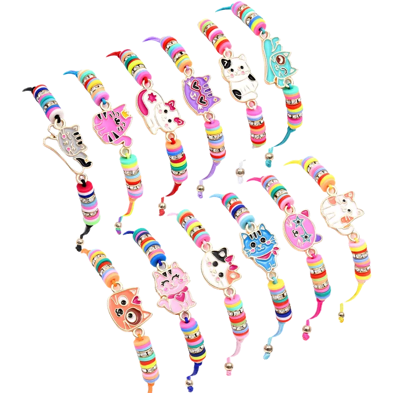 Bracelets for Girls Kids Toddler Play Jewelry Cute Animal Cat