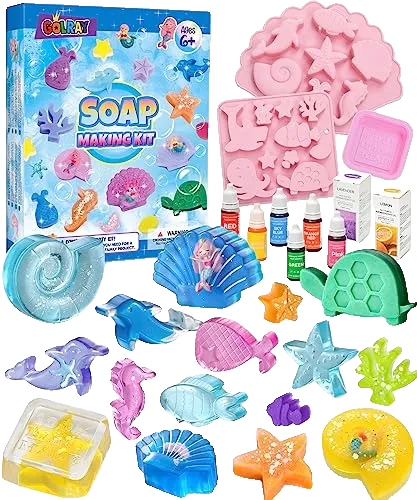 Mermaid Soap Making Craft Kit Kids Toy