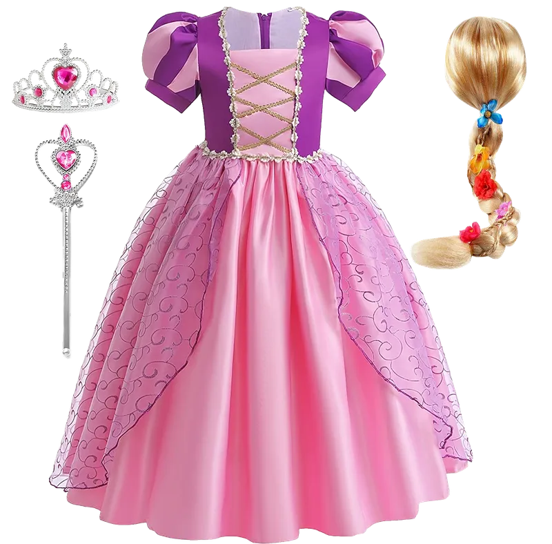 Purple Princess Costume for Girls Kids Toddler