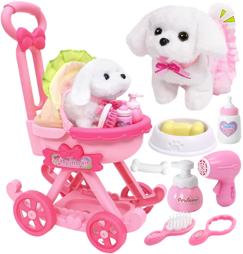Dog Toys for Kids Girls, Stroller & Electronic Interactive