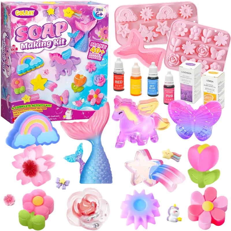 Soap Making Craft Kit for Kids Girl Toys