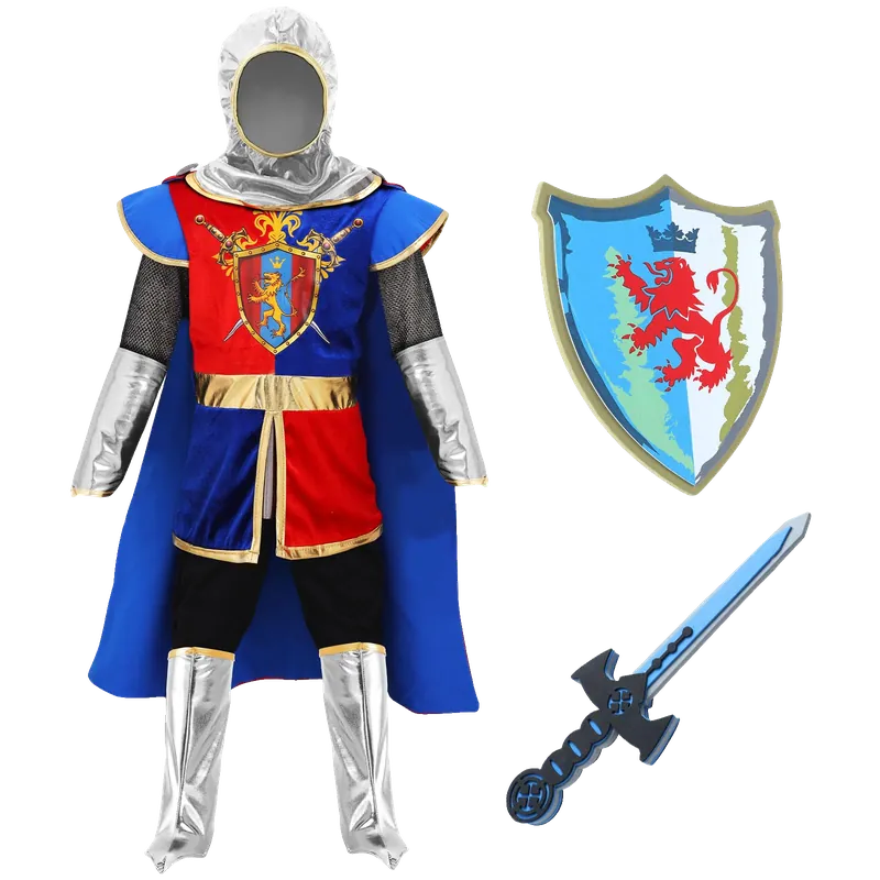Kids Knight Costume Toddler Boy Dress Up Clothes Medieval