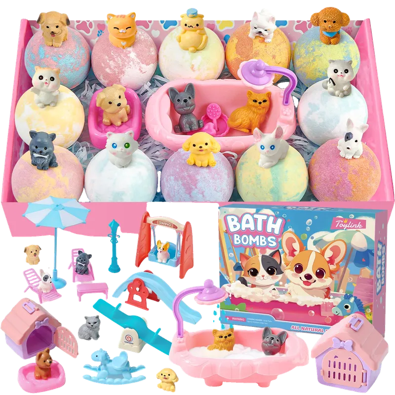 Bath Bombs for Kids with Surprise Inside for Girls Boys