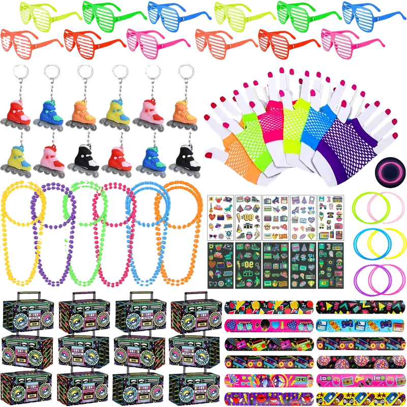 80s 90s Party Favors Birthday Supplies