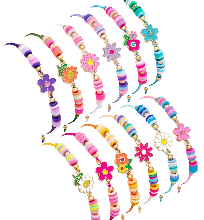 Flower Bracelets for Girls Kids Jewelry Toddler Bracelet
