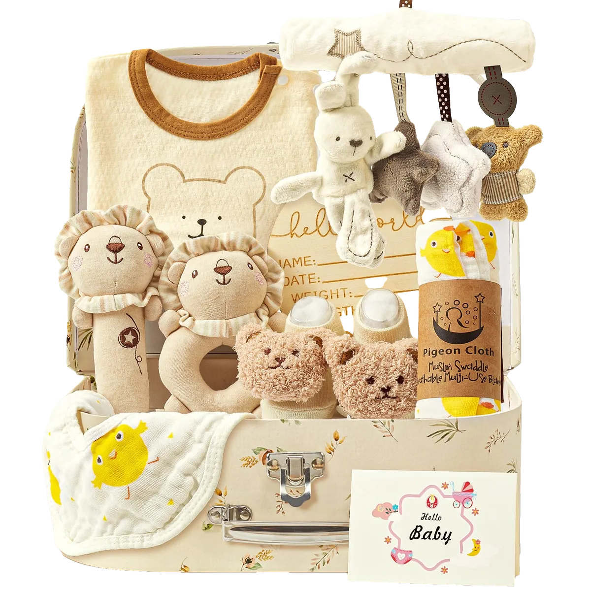 Newborn Baby Gift Baskets for Boys Girls Baby Shower