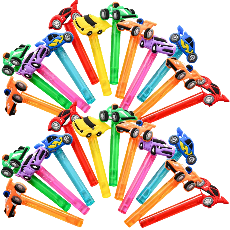 Race Car Party Favors, 24Pcs Cars Themed Mini Bubble Wands