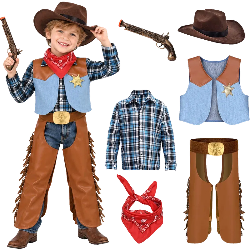 Cowboy Costume for Boys Kids Toddler