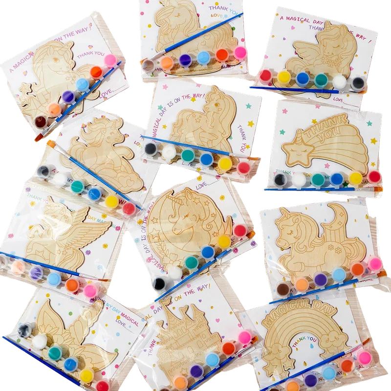 Pre-Packaged Unicorn Party Favors for Girls