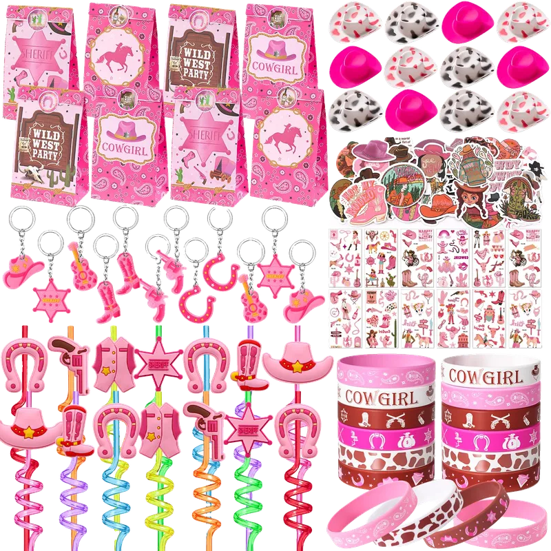 Cowgirl Party Favors Hot Pink Birthday Supplies for Girls