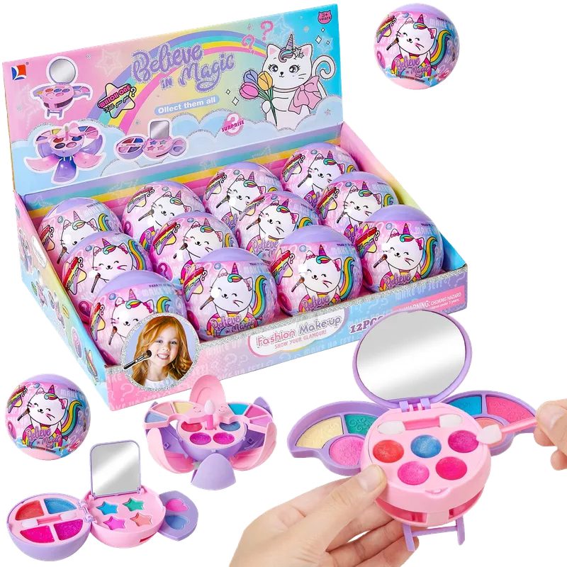Unicorn Party Favors for Kids Real Toddler Makeup kit Cosmetic