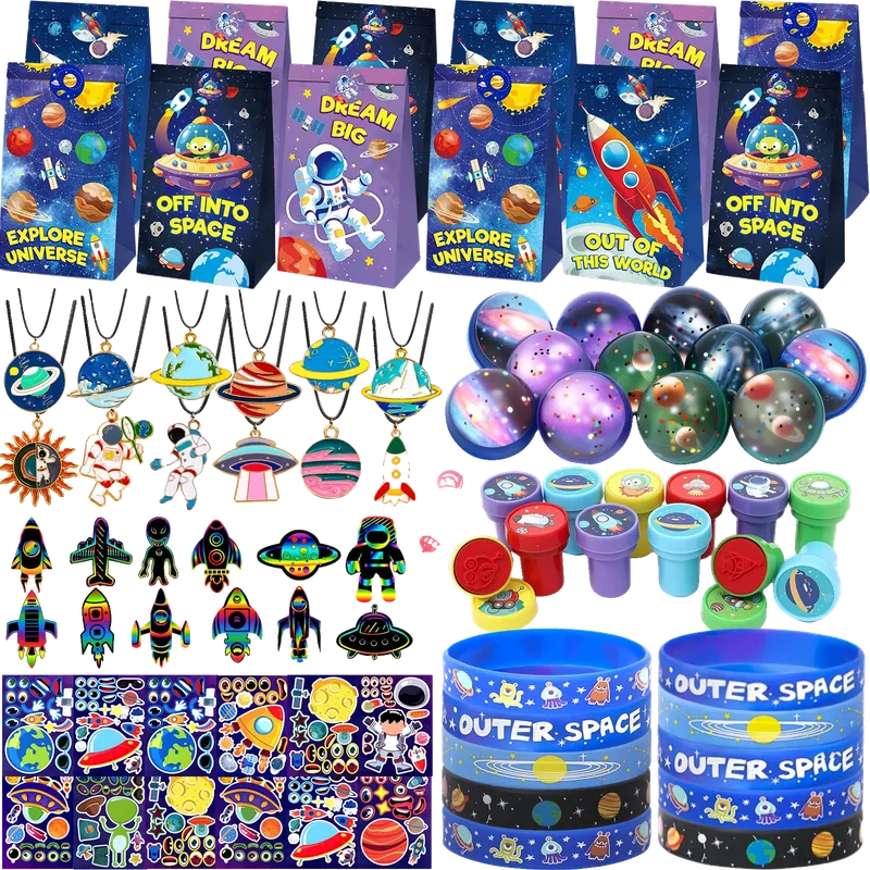 Outer Space Party Favors Astronaut Birthday Supplies Bag Bouncy