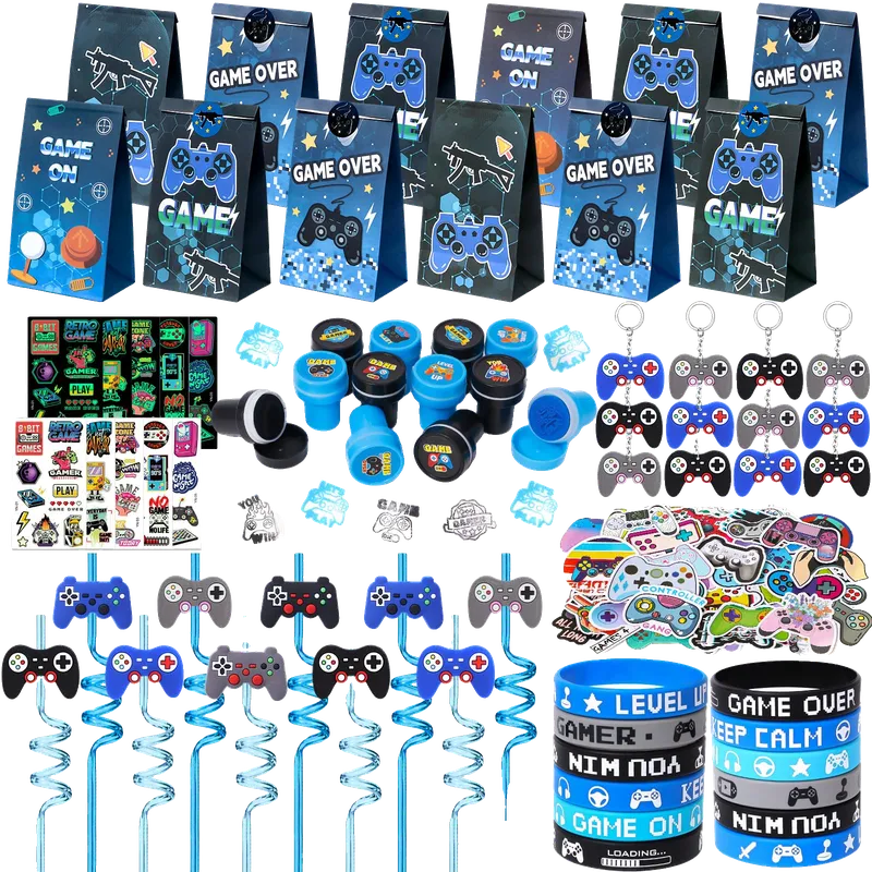 Video Game Party Favors for Kids Gamer Birthday Supplies