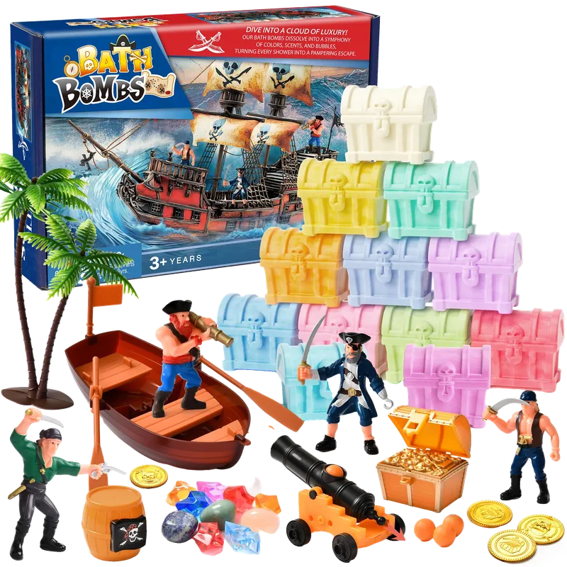 Bath Bombs for Kids with Diving Gem Toys Inside