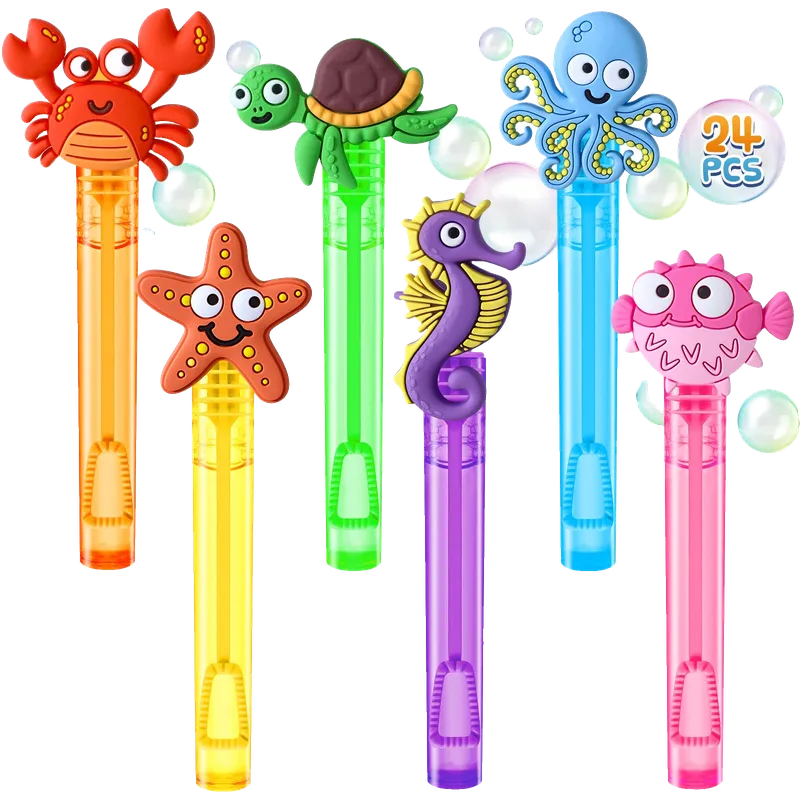 Under the Sea Party Favors, 24Pcs Self-designed Mini Bubble