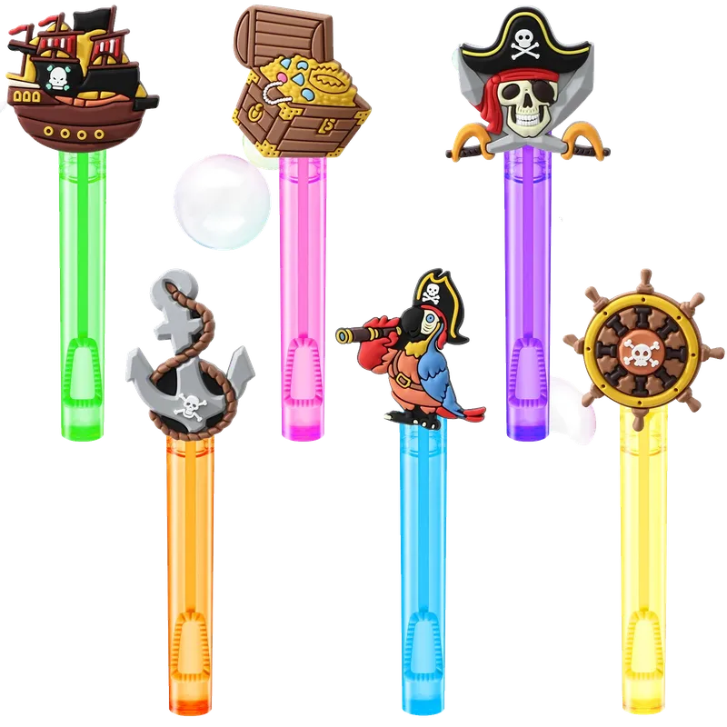 Pirate Party Favors, 24Pcs Self-designed Mini Bubble Wands
