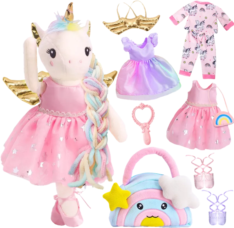 Unicorn Toys for Girls Age 4-6 Ballerina Doll