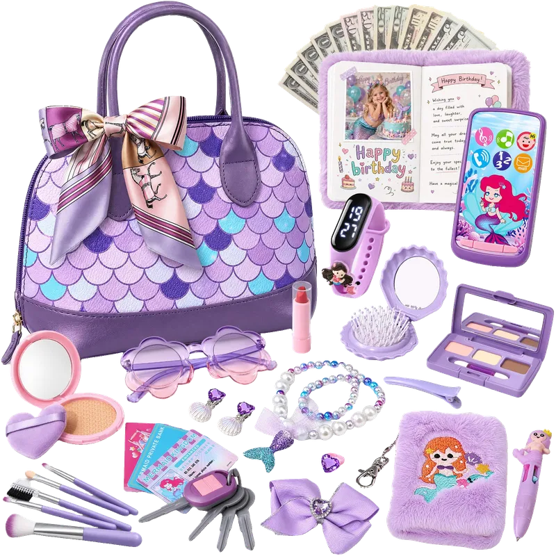 Mermaid Play Purse for Little Girls