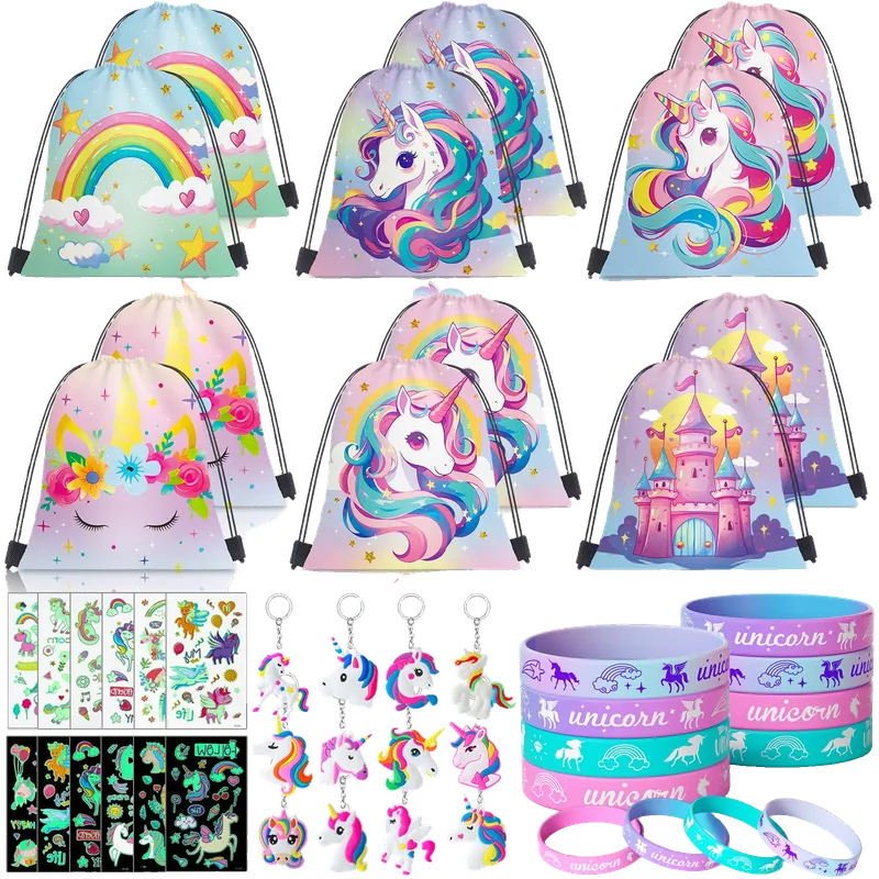 Unicorn Party Favors Birthday Supplies for Girls Kid