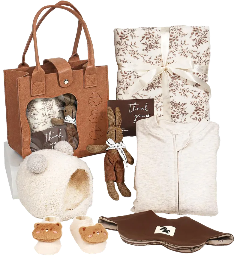 Baby Gifts for Baby Shower, 9pcs Newborn Essential