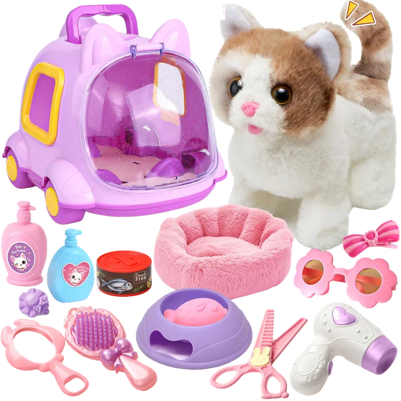 Robot Cat Toys for Kids Girls 3 4 5 6 Year Old