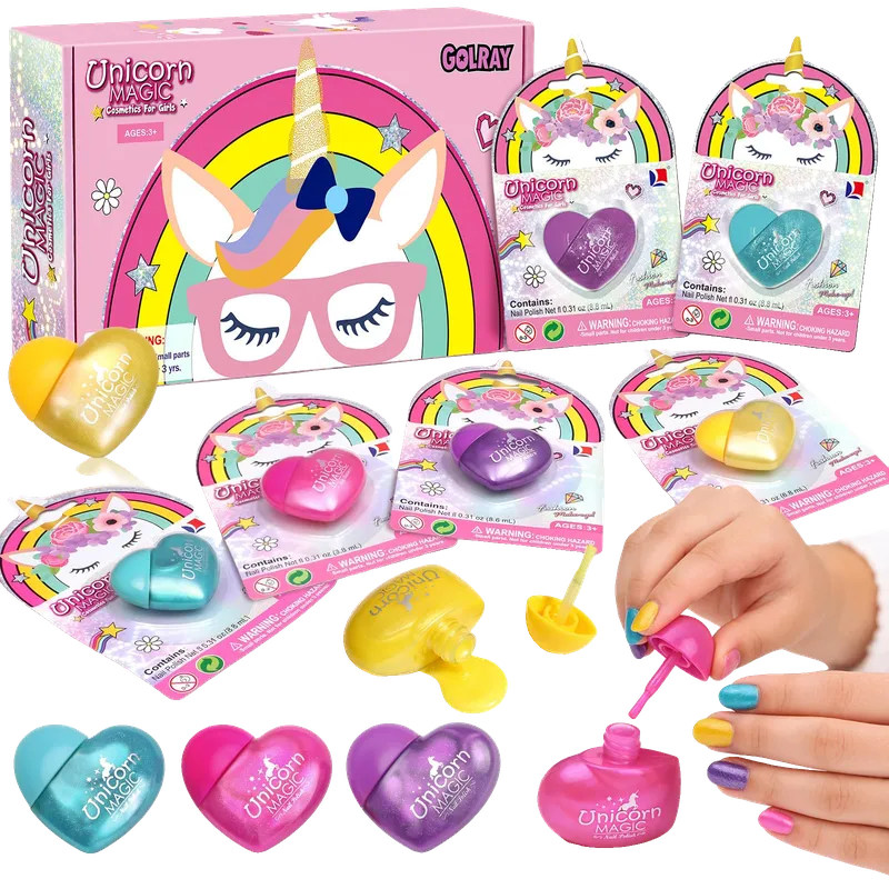 Unicorn Kids Nail Polish Set for Girls