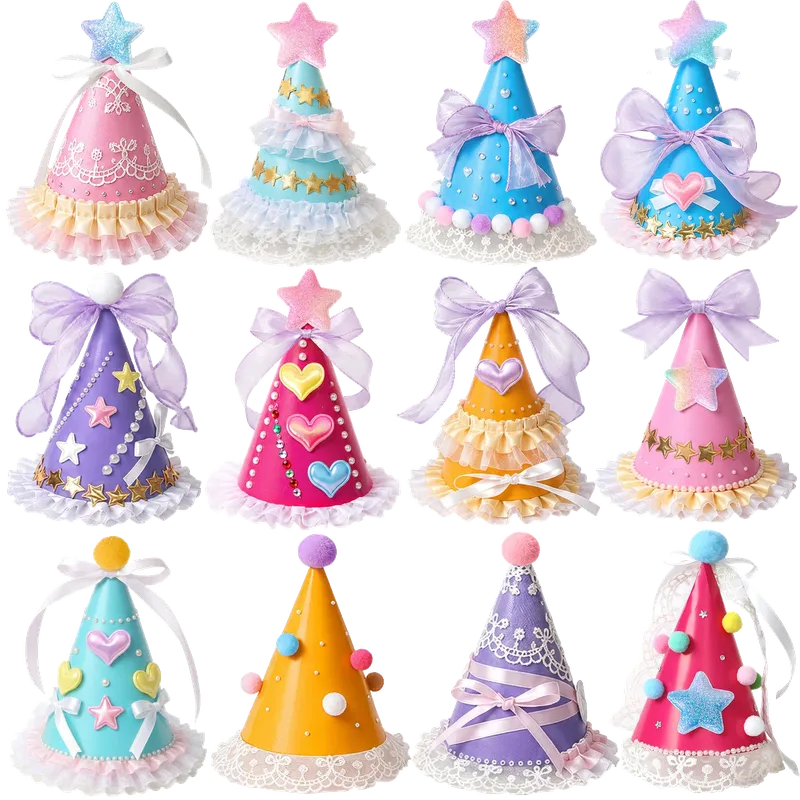 Princess Birthday Party Hat Craft Kit for Girls