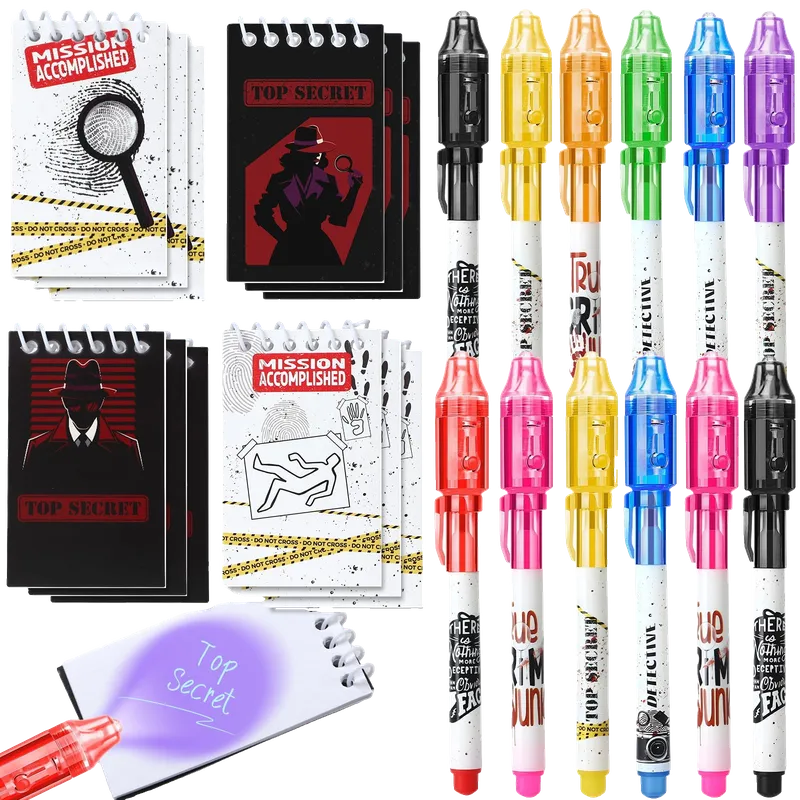 Invisible Ink Pen and Notebook Pack
