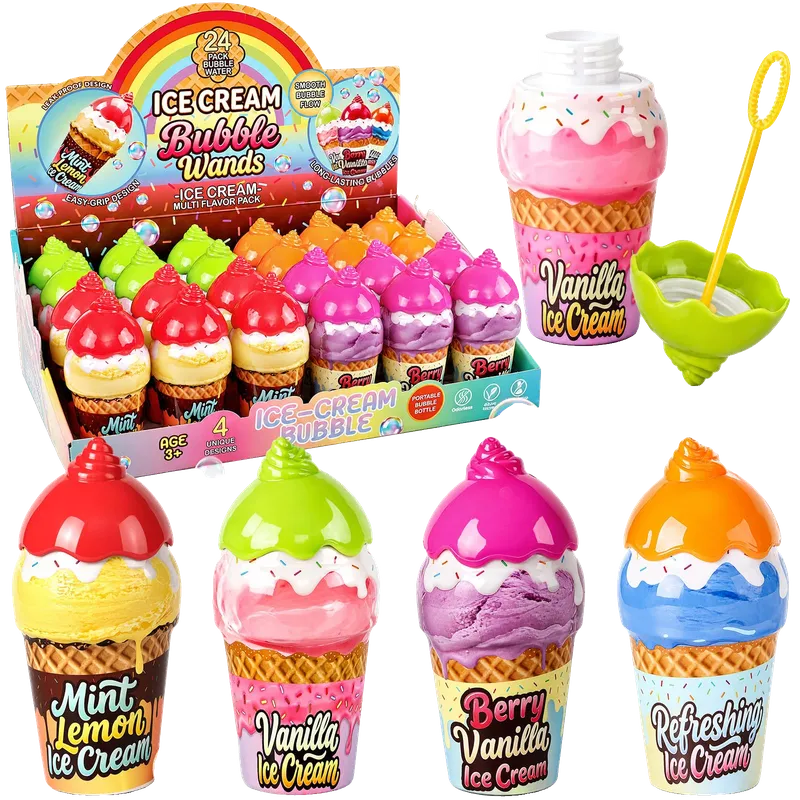 Upside Down Leak-proof Bubble Wands for Kids