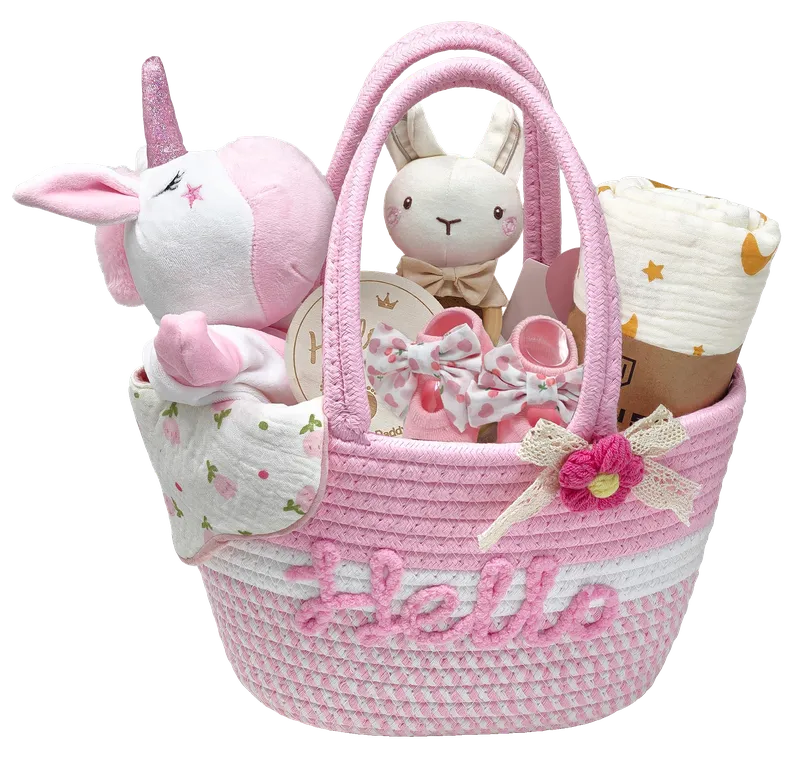 Baby Girl Gifts for Baby Shower, Newborn Baby Girl Gift Basket