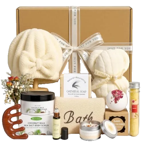 Spa Gift Basket for Women, 14 Pcs Self Care Gift Set Christmas