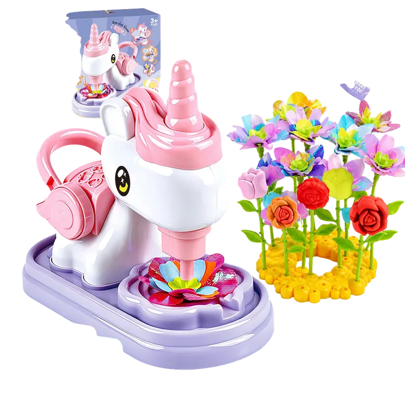 Fabric Flower Bouquets Toys, Flower Making Kit