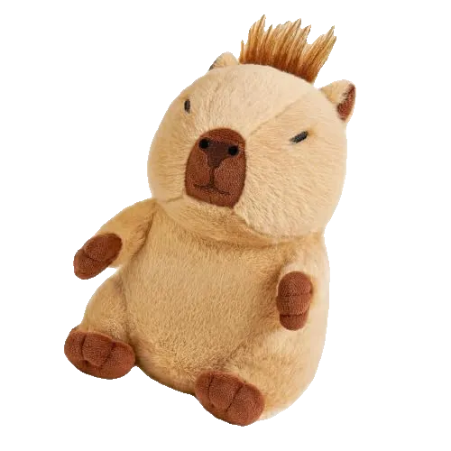 Bouncing Capybara Plush Toy That Repeats What You Say