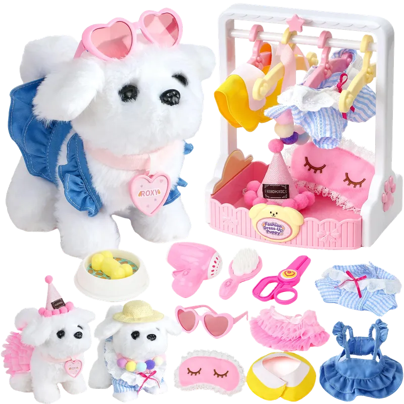 Walking Barking Robot Dog Toys Gifts for Kids Girls 3 4 5 6