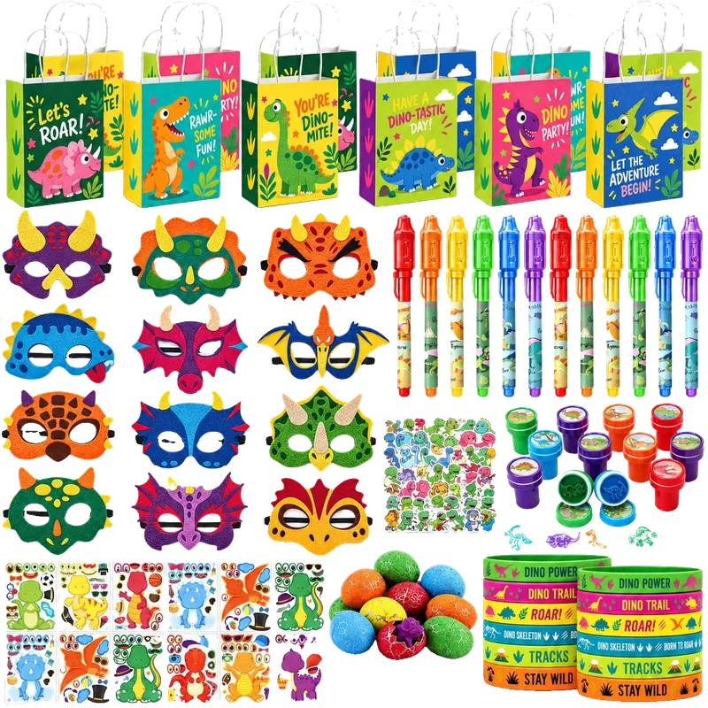 Dinosaur Party Favors for 12 Kids