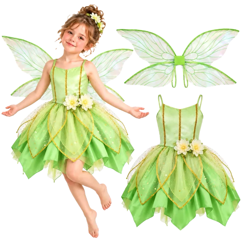 Fairy Dress Costume for Girls, Toddler Fairy Dress Butterfly
