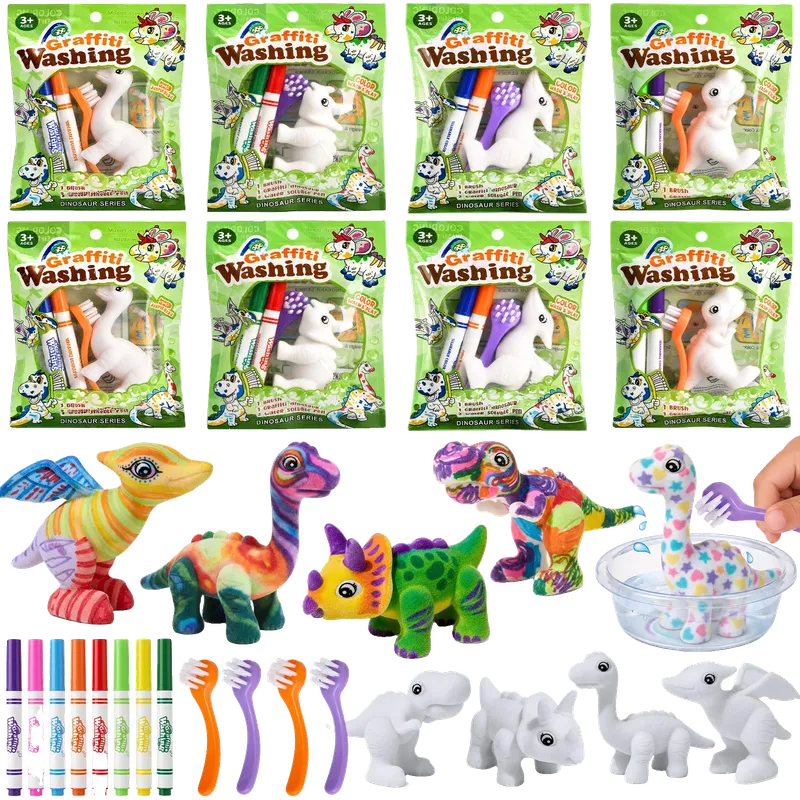 Paint Your Own Dinosaur Kit for Kids