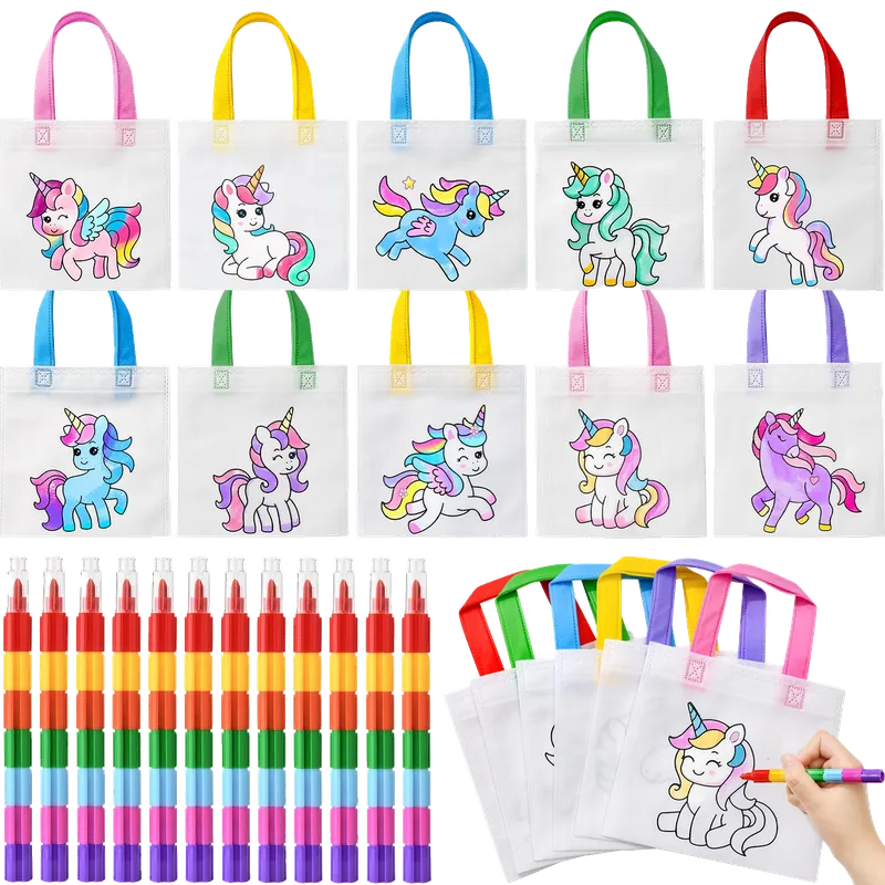 Unicorn Coloring Goodie Bags Bulk Unicorn Party Favors for Kids