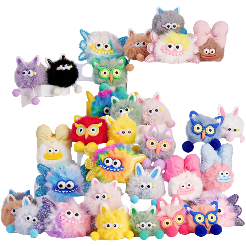 Plush Cute Keychains Party Favors for Kids Kawaii Mini Backpack