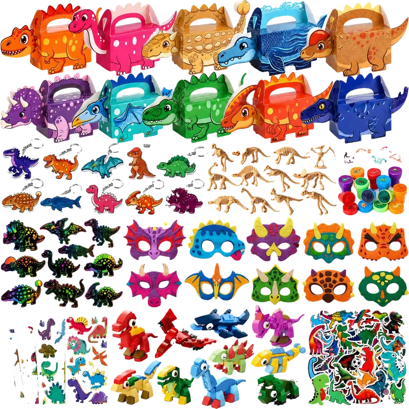 Dinosaur Party Favors for 10 Kids