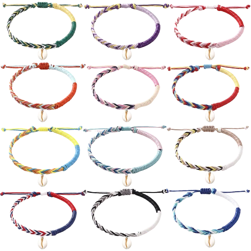 Sea Shell Ankle Bracelets for Women Waterproof