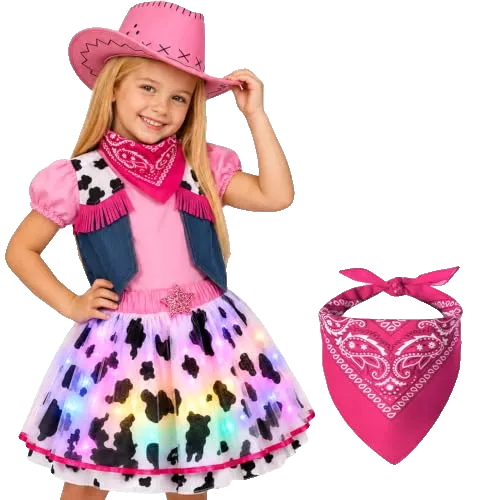 Pink Cowgirl Outfit for Girls 3-10