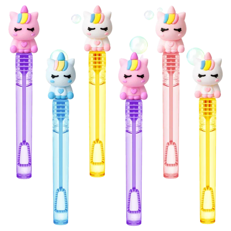Unicorn Party Favors Mini Bubble Wands for Kids Bubble Wands