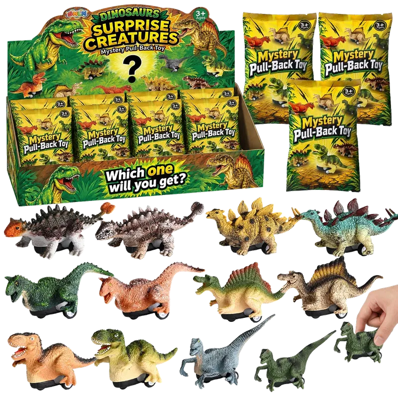 Bug Party Favors for Kids, 12 Insect Pull Back Cars Blind Bags