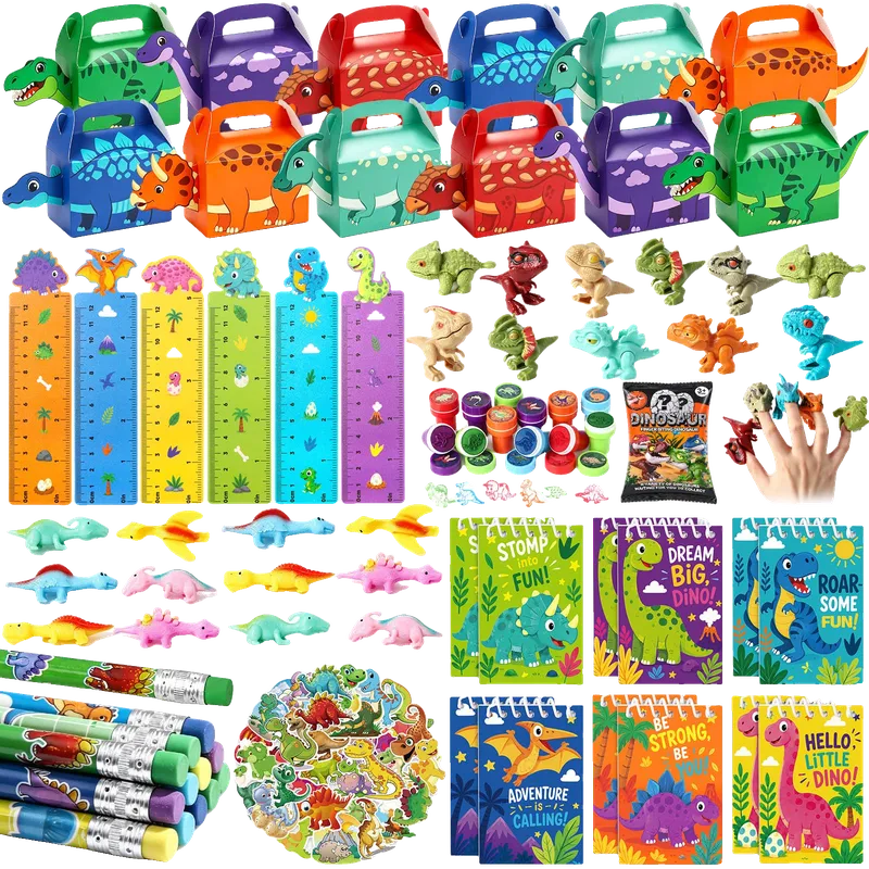 Dinosaur Stationery Set Party Favors Dino Birthday Supplies