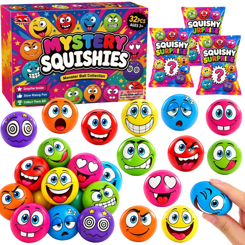 Stress Balls for Kids Adults Bulk Foam Squeeze Ball Party Favors