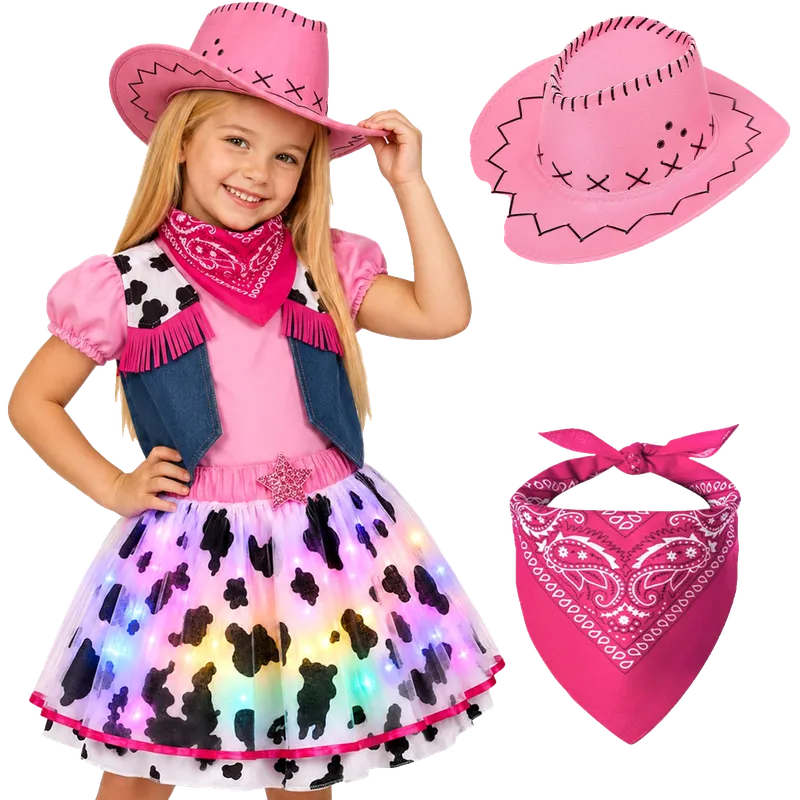 G.C Pink Cowgirl Outfit for Girls 3-10