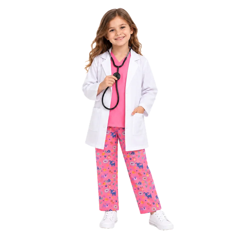 Veterinarian Costume for Kids Toddler Girl Halloween Costume